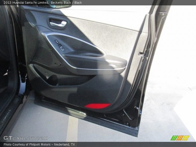 Becketts Black / Black 2013 Hyundai Santa Fe Limited