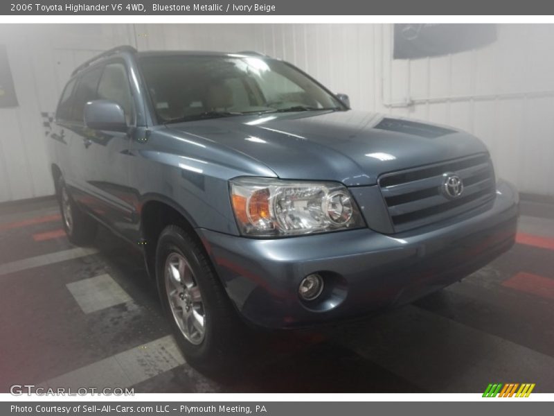 Bluestone Metallic / Ivory Beige 2006 Toyota Highlander V6 4WD