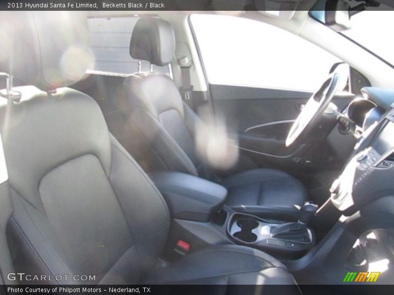Becketts Black / Black 2013 Hyundai Santa Fe Limited
