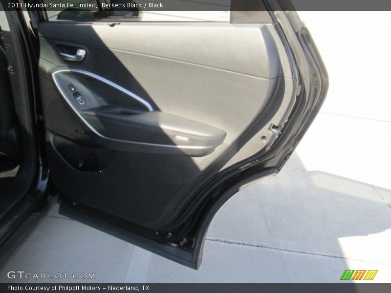 Becketts Black / Black 2013 Hyundai Santa Fe Limited
