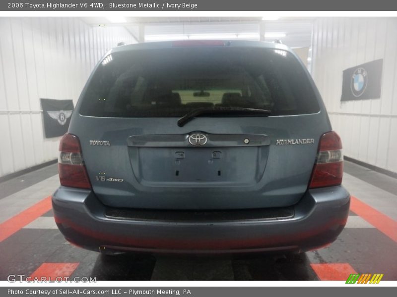 Bluestone Metallic / Ivory Beige 2006 Toyota Highlander V6 4WD