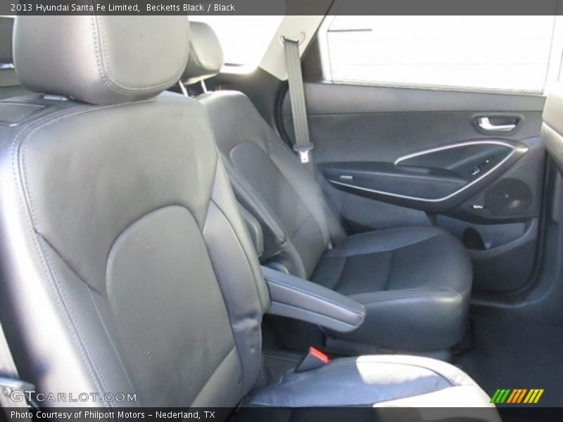 Becketts Black / Black 2013 Hyundai Santa Fe Limited