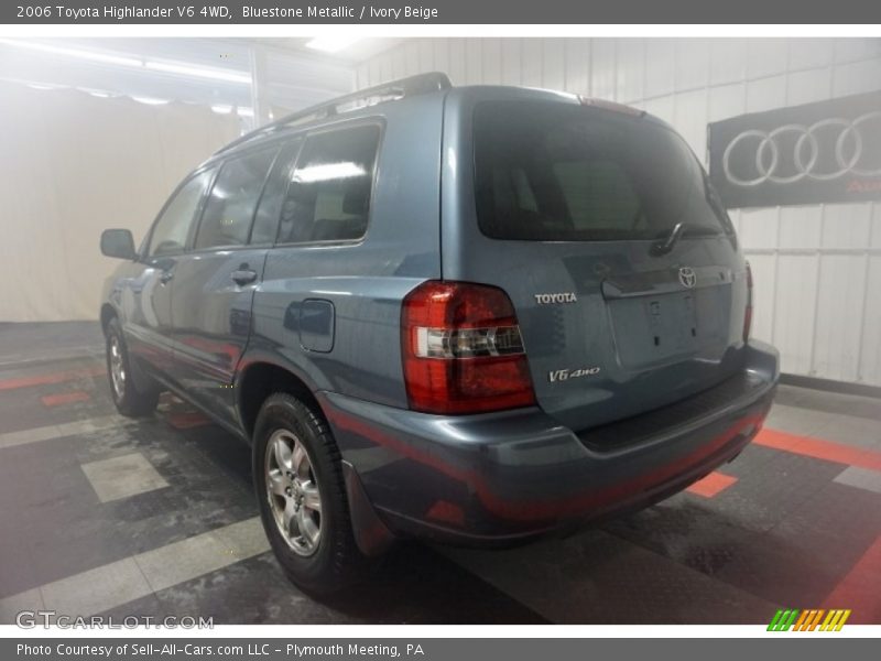 Bluestone Metallic / Ivory Beige 2006 Toyota Highlander V6 4WD