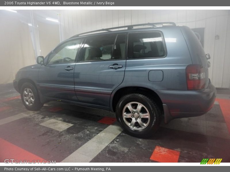 Bluestone Metallic / Ivory Beige 2006 Toyota Highlander V6 4WD