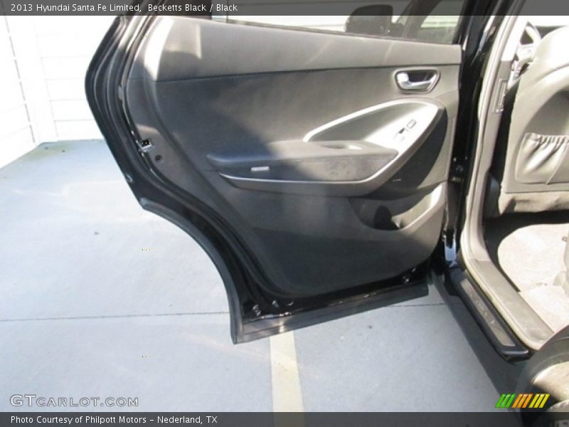 Becketts Black / Black 2013 Hyundai Santa Fe Limited