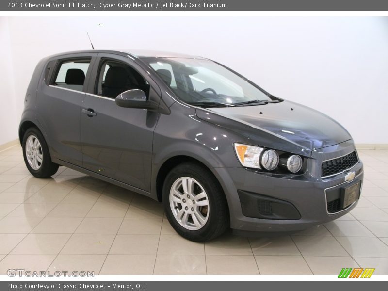 Cyber Gray Metallic / Jet Black/Dark Titanium 2013 Chevrolet Sonic LT Hatch