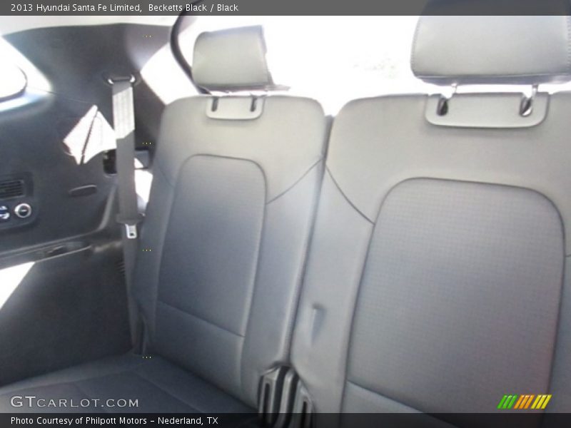 Becketts Black / Black 2013 Hyundai Santa Fe Limited