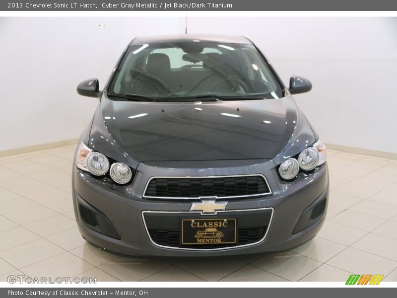 Cyber Gray Metallic / Jet Black/Dark Titanium 2013 Chevrolet Sonic LT Hatch