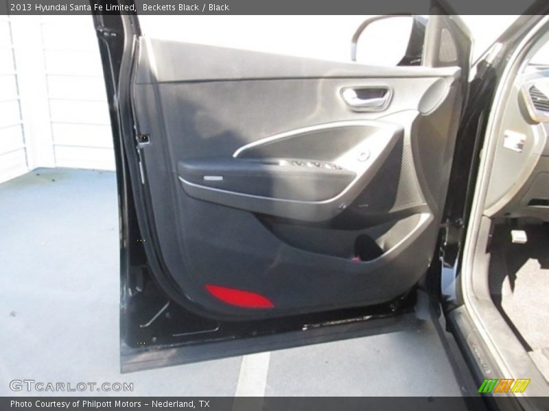 Becketts Black / Black 2013 Hyundai Santa Fe Limited