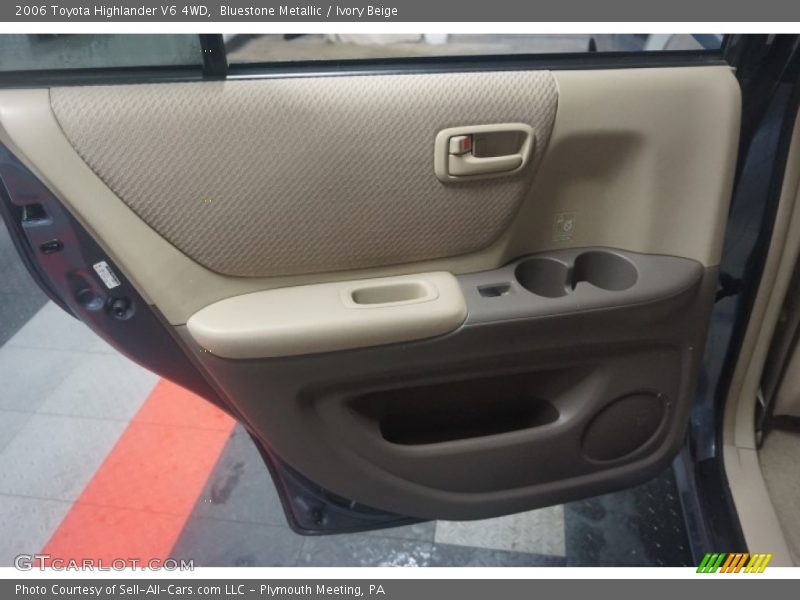 Bluestone Metallic / Ivory Beige 2006 Toyota Highlander V6 4WD