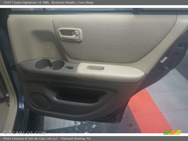 Bluestone Metallic / Ivory Beige 2006 Toyota Highlander V6 4WD