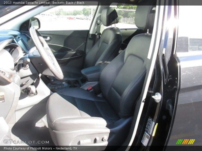 Becketts Black / Black 2013 Hyundai Santa Fe Limited