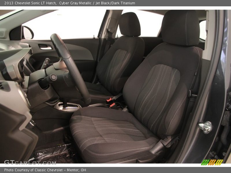 Cyber Gray Metallic / Jet Black/Dark Titanium 2013 Chevrolet Sonic LT Hatch