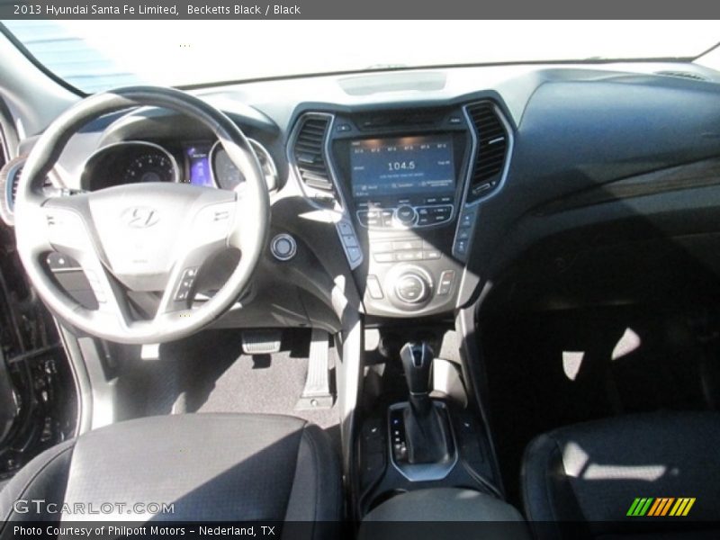 Becketts Black / Black 2013 Hyundai Santa Fe Limited