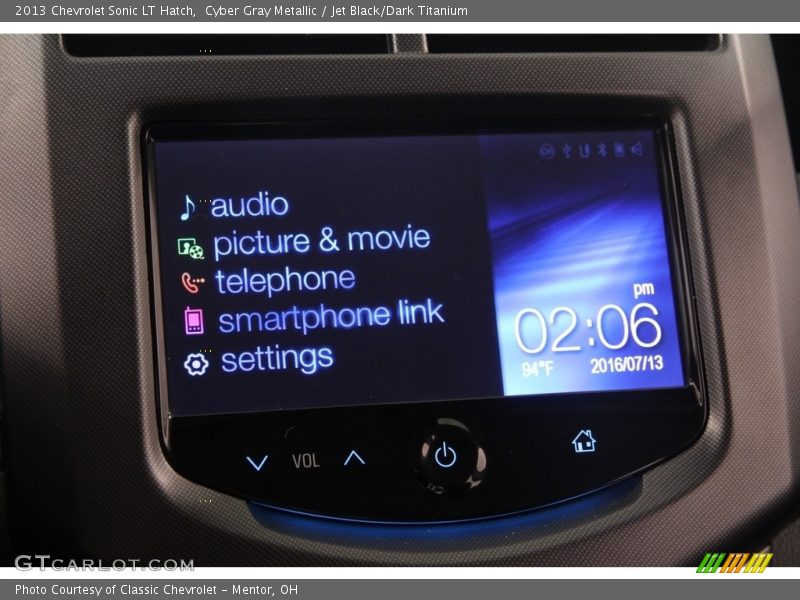 Cyber Gray Metallic / Jet Black/Dark Titanium 2013 Chevrolet Sonic LT Hatch
