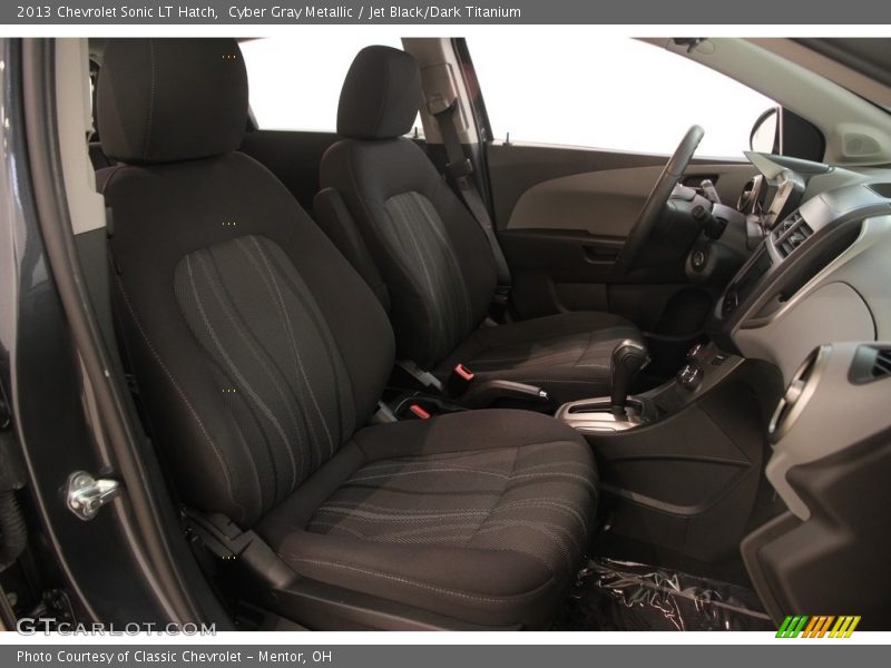 Cyber Gray Metallic / Jet Black/Dark Titanium 2013 Chevrolet Sonic LT Hatch