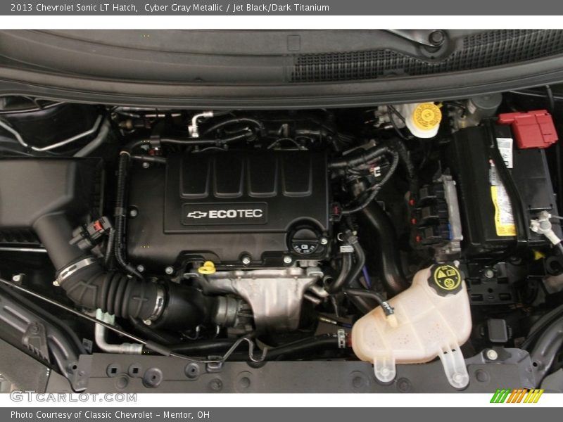 Cyber Gray Metallic / Jet Black/Dark Titanium 2013 Chevrolet Sonic LT Hatch