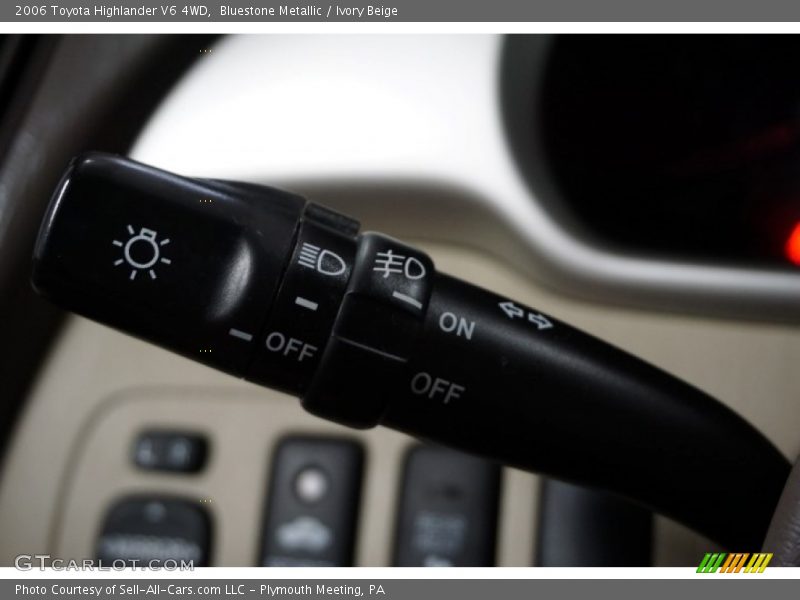 Bluestone Metallic / Ivory Beige 2006 Toyota Highlander V6 4WD