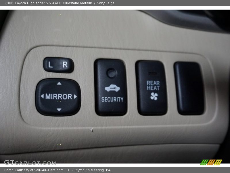 Bluestone Metallic / Ivory Beige 2006 Toyota Highlander V6 4WD