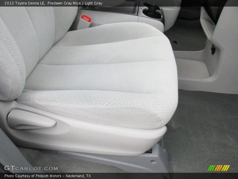 Predawn Gray Mica / Light Gray 2013 Toyota Sienna LE