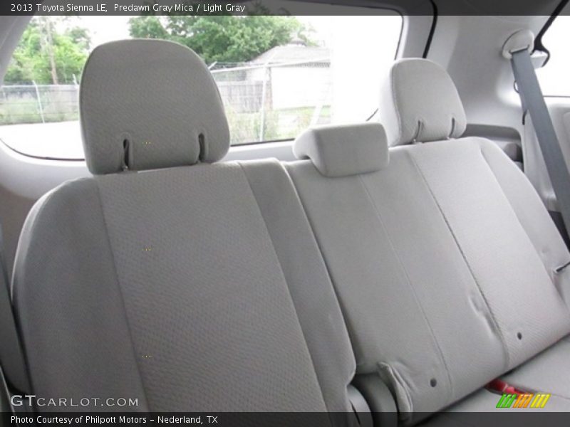 Predawn Gray Mica / Light Gray 2013 Toyota Sienna LE