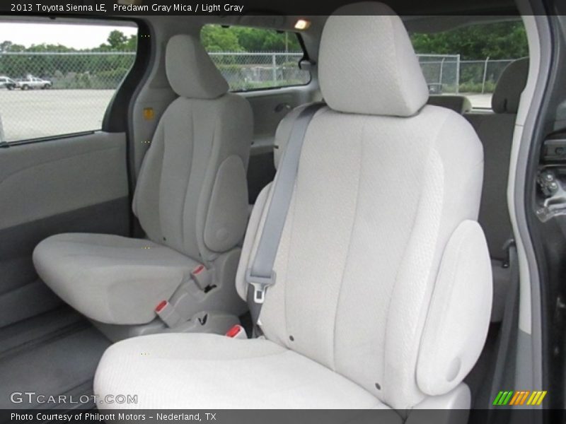 Predawn Gray Mica / Light Gray 2013 Toyota Sienna LE