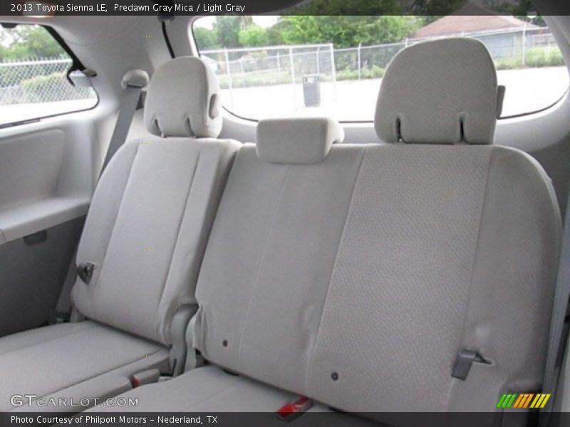 Predawn Gray Mica / Light Gray 2013 Toyota Sienna LE