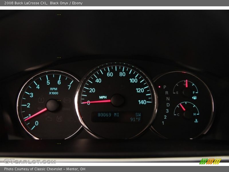 Black Onyx / Ebony 2008 Buick LaCrosse CXL