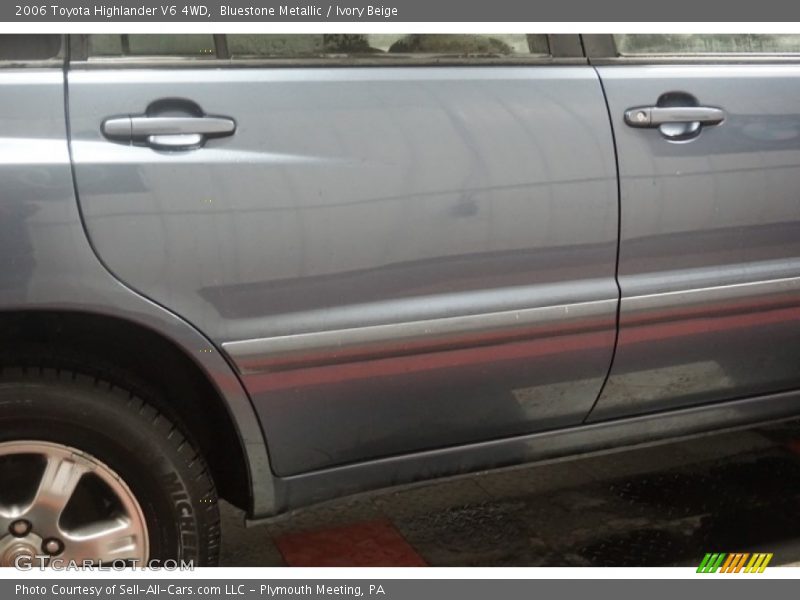 Bluestone Metallic / Ivory Beige 2006 Toyota Highlander V6 4WD