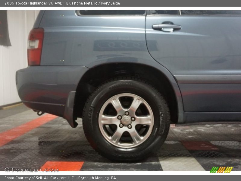 Bluestone Metallic / Ivory Beige 2006 Toyota Highlander V6 4WD