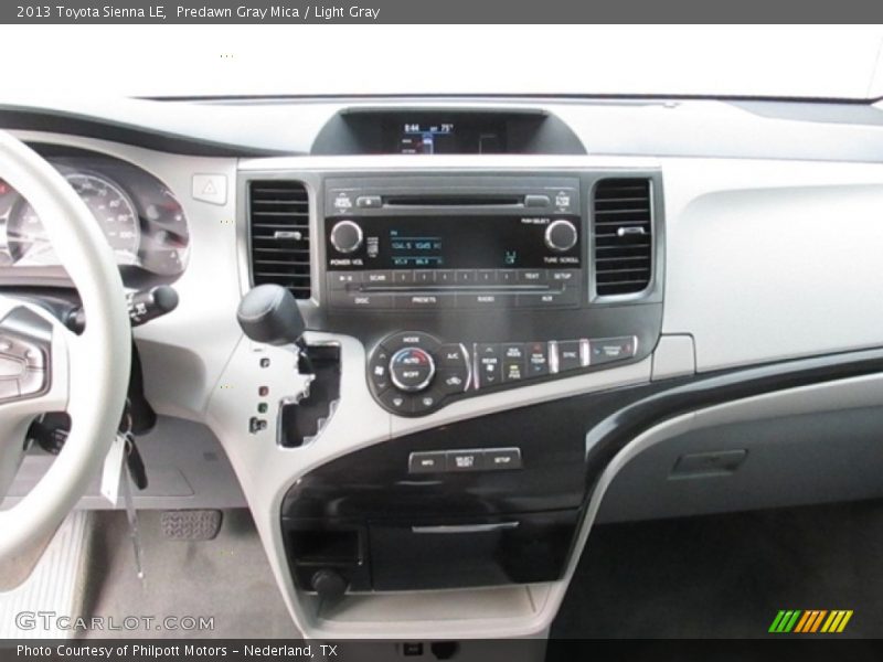 Predawn Gray Mica / Light Gray 2013 Toyota Sienna LE