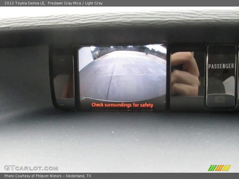 Predawn Gray Mica / Light Gray 2013 Toyota Sienna LE