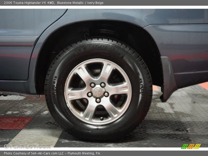 Bluestone Metallic / Ivory Beige 2006 Toyota Highlander V6 4WD