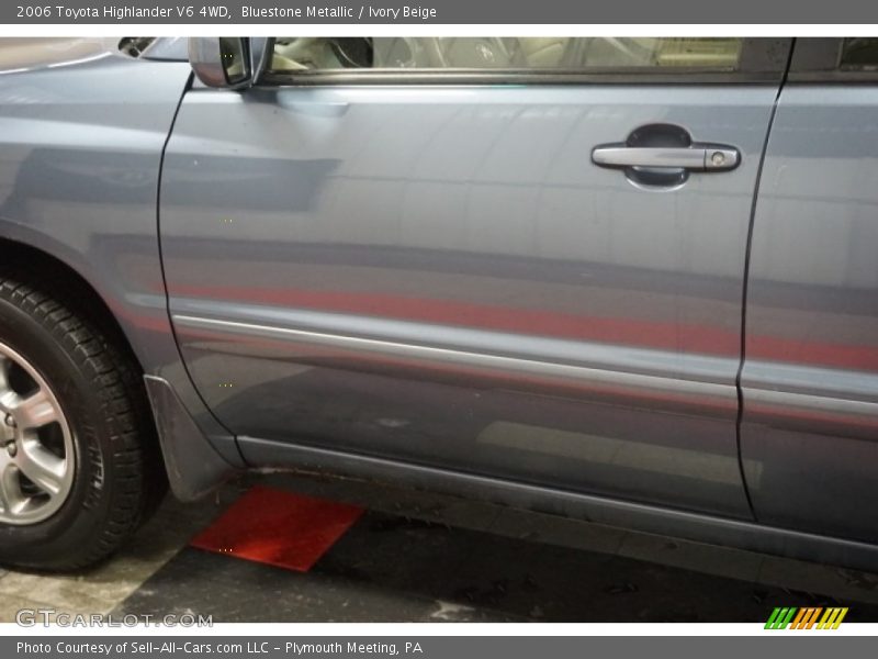 Bluestone Metallic / Ivory Beige 2006 Toyota Highlander V6 4WD