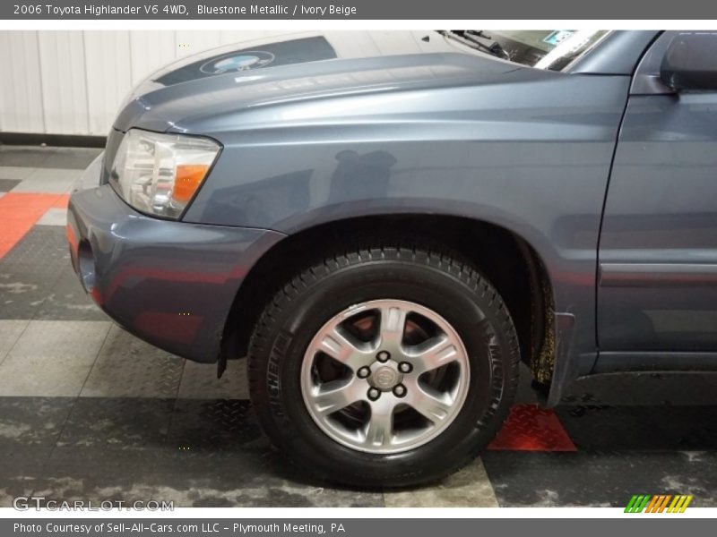 Bluestone Metallic / Ivory Beige 2006 Toyota Highlander V6 4WD