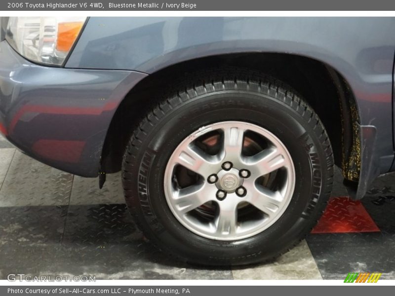 Bluestone Metallic / Ivory Beige 2006 Toyota Highlander V6 4WD