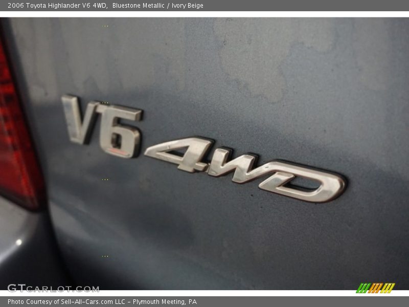 Bluestone Metallic / Ivory Beige 2006 Toyota Highlander V6 4WD