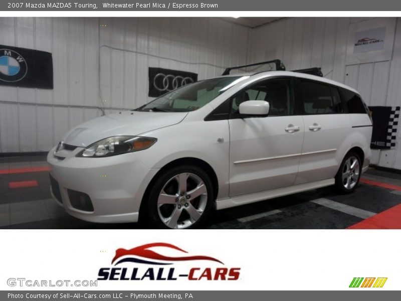 Whitewater Pearl Mica / Espresso Brown 2007 Mazda MAZDA5 Touring