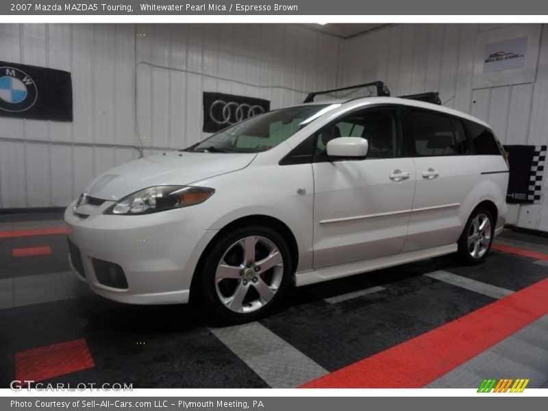 Whitewater Pearl Mica / Espresso Brown 2007 Mazda MAZDA5 Touring
