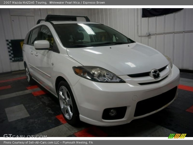 Whitewater Pearl Mica / Espresso Brown 2007 Mazda MAZDA5 Touring