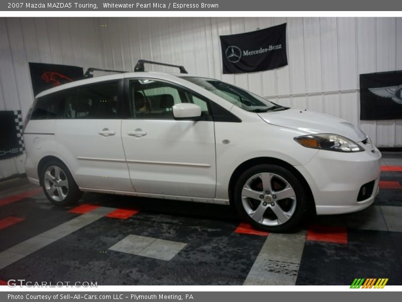 Whitewater Pearl Mica / Espresso Brown 2007 Mazda MAZDA5 Touring