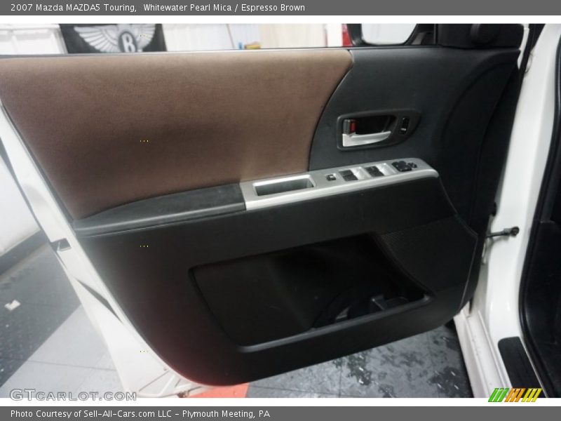 Whitewater Pearl Mica / Espresso Brown 2007 Mazda MAZDA5 Touring