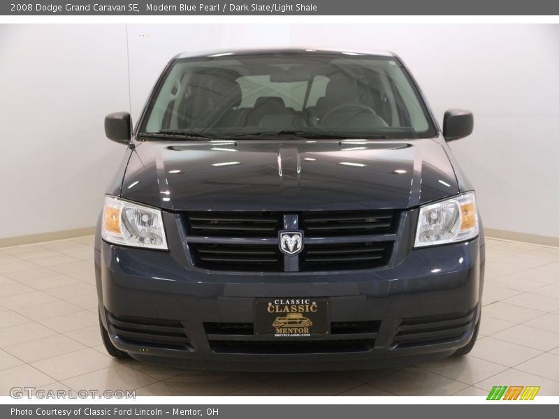 Modern Blue Pearl / Dark Slate/Light Shale 2008 Dodge Grand Caravan SE