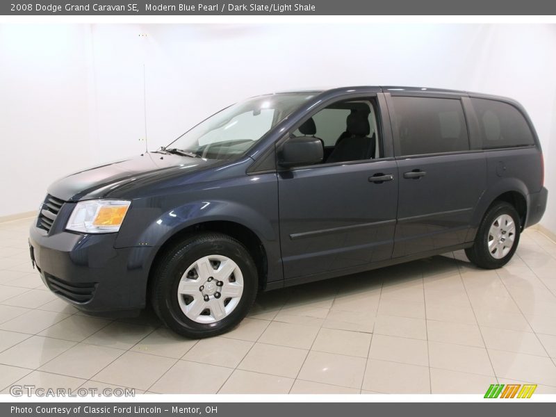 Modern Blue Pearl / Dark Slate/Light Shale 2008 Dodge Grand Caravan SE