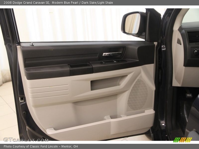 Modern Blue Pearl / Dark Slate/Light Shale 2008 Dodge Grand Caravan SE