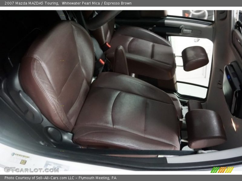Whitewater Pearl Mica / Espresso Brown 2007 Mazda MAZDA5 Touring
