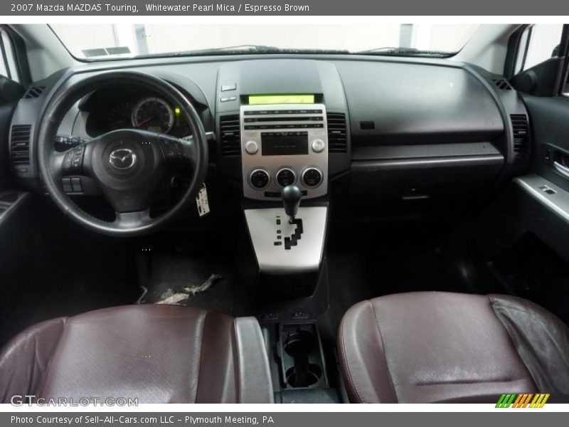 Whitewater Pearl Mica / Espresso Brown 2007 Mazda MAZDA5 Touring