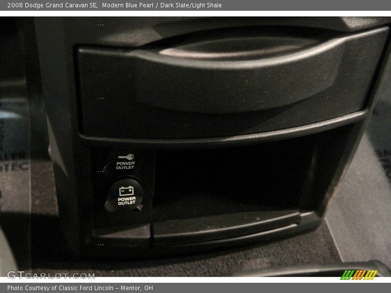 Modern Blue Pearl / Dark Slate/Light Shale 2008 Dodge Grand Caravan SE