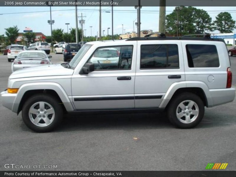 Bright Silver Metallic / Medium Slate Gray 2006 Jeep Commander