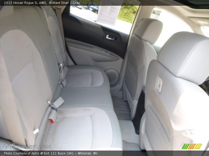 Brilliant Silver / Gray 2013 Nissan Rogue SL AWD